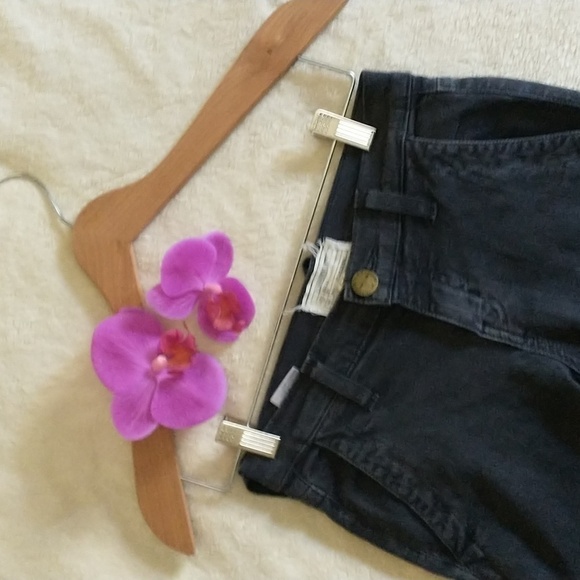 Anthropologie Current Elliott Cargo Skinny Jeans Black Size 23 - Picture 14 of 14